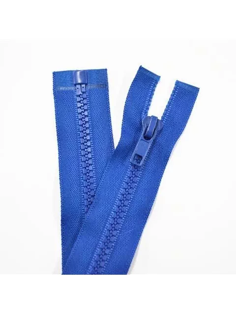 Fermeture injectée bleue